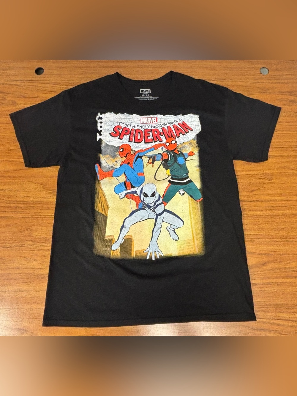 NWOT - Marvel Spider-Man T-Shirt 'Black' - Size Men's Large